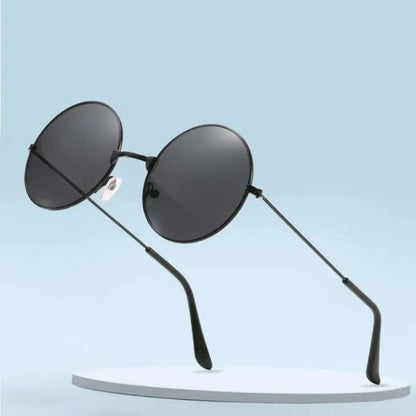 Jujutsu Kaisen Gojo Satoru Cosplay Sunglasses – Round Black Retro Eyewear
