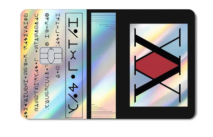 Anime Holographic Credit Card Skin Cover – Laser Debit & Bank Card Sticker