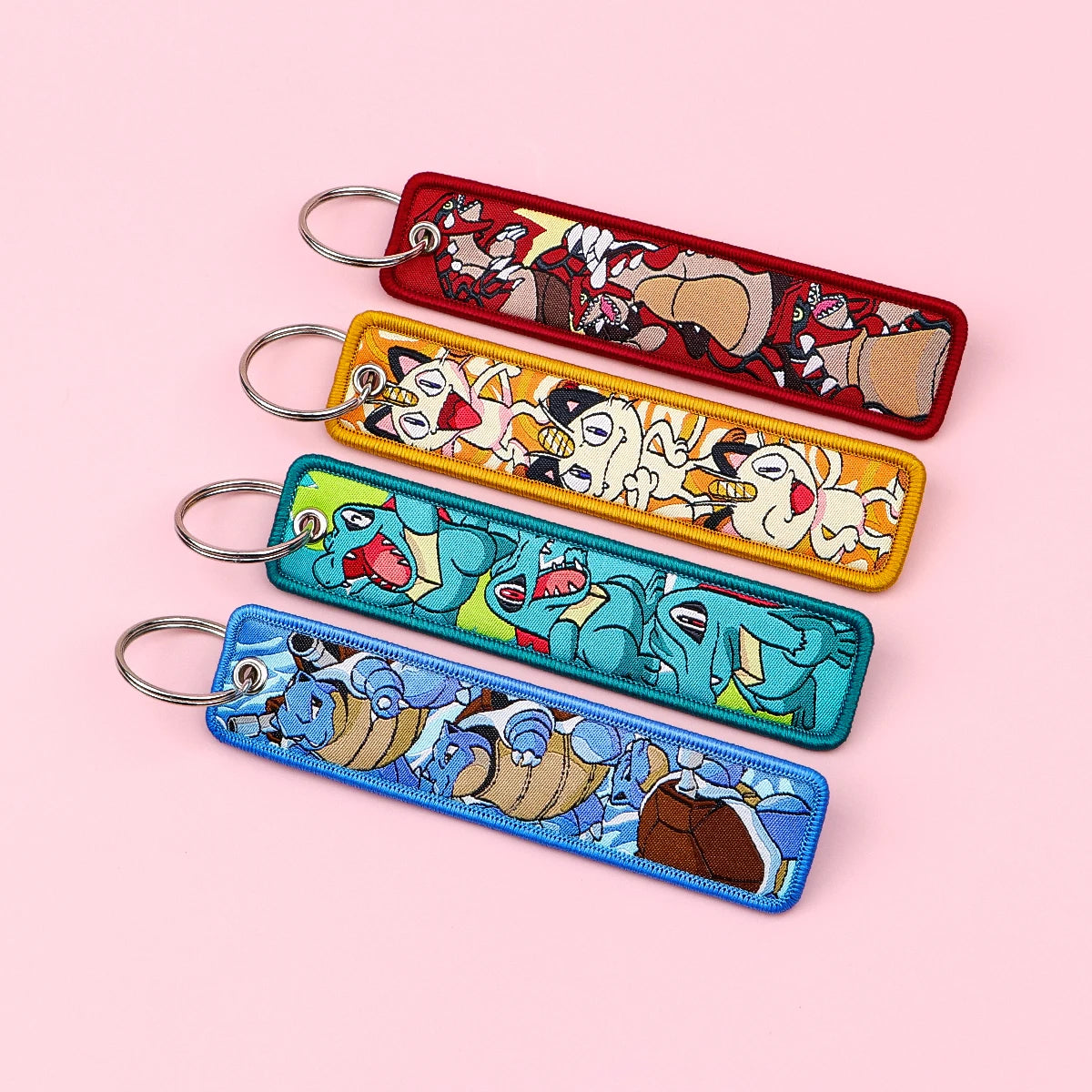 Pokémon Embroidered Double-Sided Jet Tag Keychain