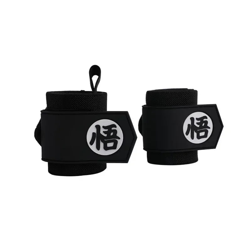 Anime Weightlifting Wrist Wraps & Lifting Straps – Heavy-Duty Gym Powerlifting Support