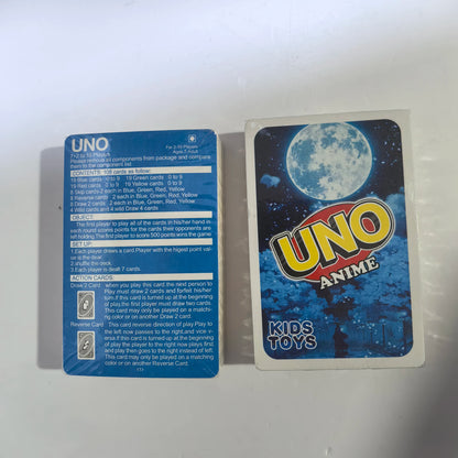 Anime UNO Card Game Collection – Special Edition Family Party Board Game