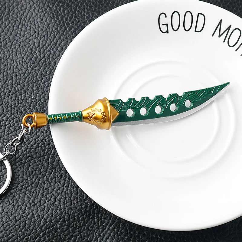 The Seven Deadly Sins Meliodas Lostvayne Sword – Anime Metal Weapon Keychain & Necklace
