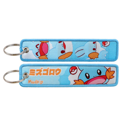 Pokémon Embroidered Double-Sided Jet Tag Keychain