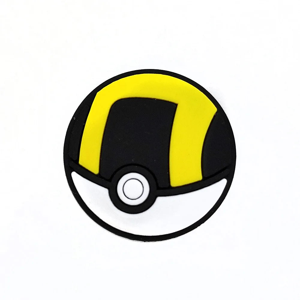 Pokémon PVC Clog Shoe Charms – Cartoon Pikachu & Monster Ball Accessories