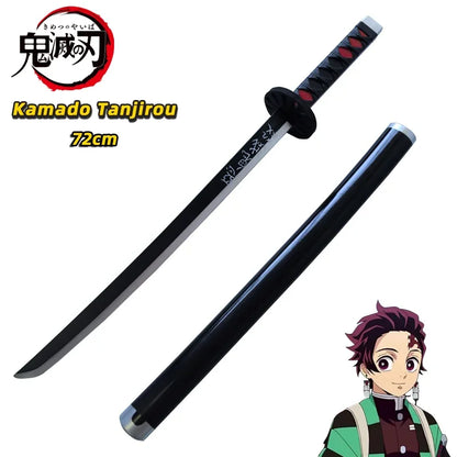 72cm Demon Slayer PU Katana – Safe Anime Cosplay Prop Sword & Replica