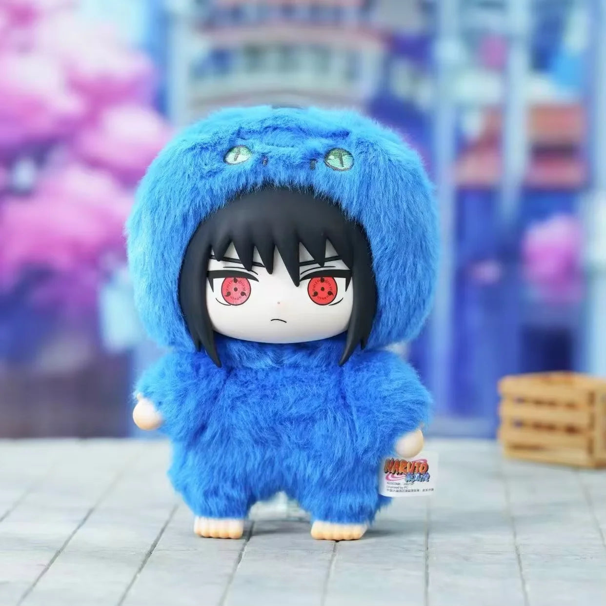 Sasuke Uchiha in Susanoo-themed beast onesie plush toy - Shinobi Domain Beast Party Series