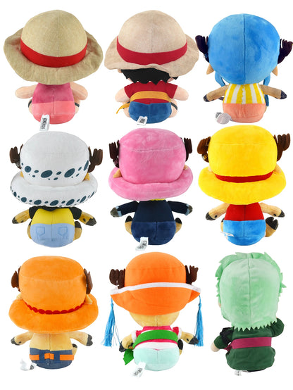 One Piece Chibi Plush Doll (25cm) – Soft Stuffed Anime Toy Figure