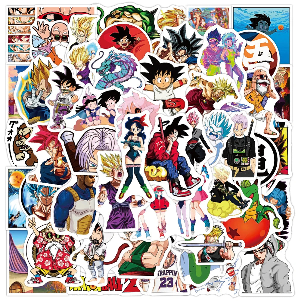 The Saiyan Artifact: Dragon Ball Z Waterproof Sticker Pack
