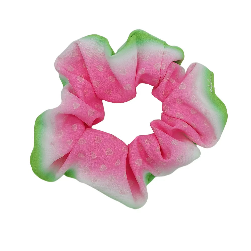 Demon Slayer Hair Scrunchie - Anime Satin Elastic Hair Tie