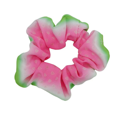 Demon Slayer Hair Scrunchie - Anime Satin Elastic Hair Tie