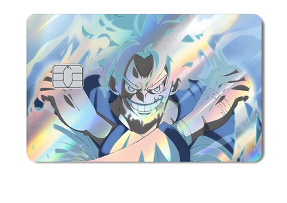 One Piece Holographic Laser Credit Card Skin – Anime Debit & Transit Card Sticker