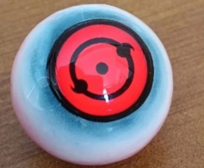 Naruto Sharingan & Rinnegan Eyeball Prop – Realistic Anime Display Sphere