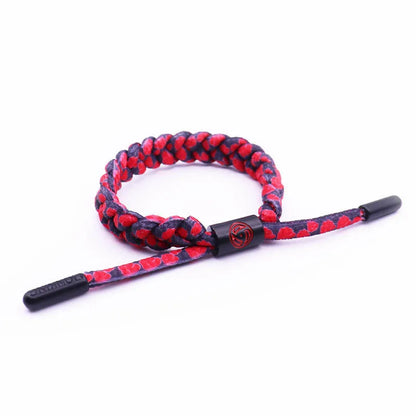 Naruto Braided Rope Cosplay Bracelet – Adjustable Alloy Symbol Wristband Set