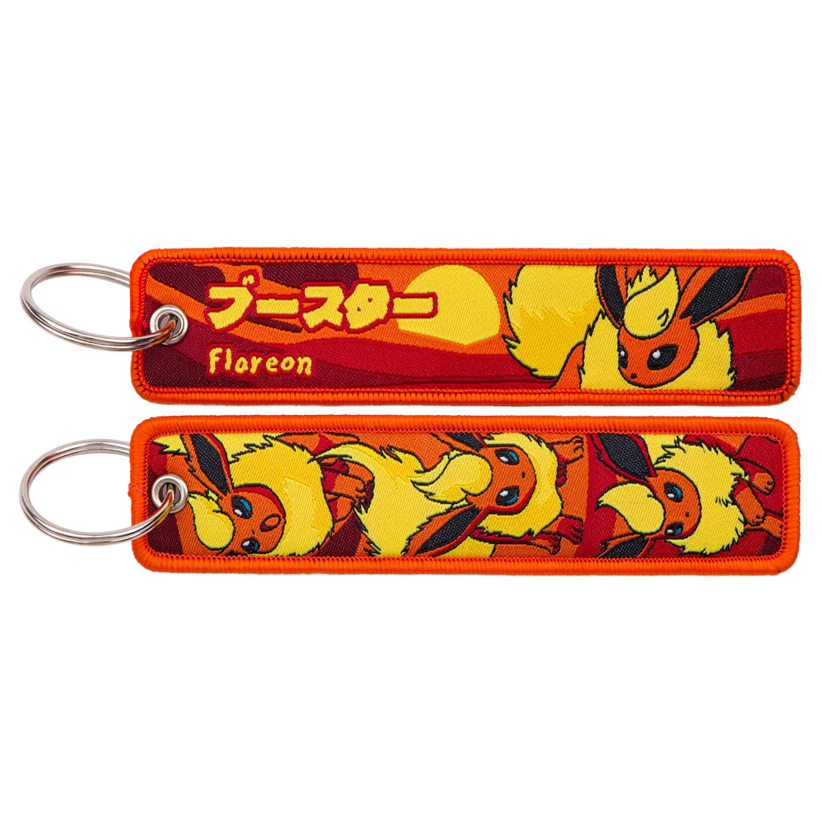 Pokémon Embroidered Double-Sided Jet Tag Keychain