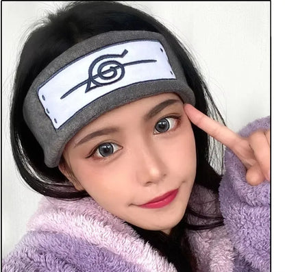 Naruto Ninja Symbol Cotton Headband Snood | Konoha Cosplay Hairband