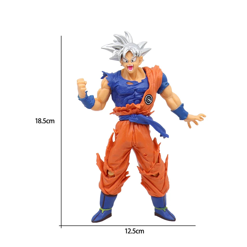 Dragon Ball Z Super Saiyan Action Figures – 18cm Collectible PVC Battle Models (Goku, Vegeta, Broly)