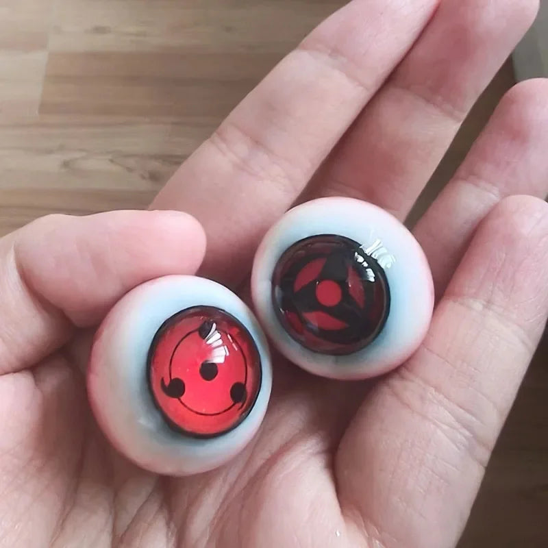 Naruto Sharingan & Rinnegan Eyeball Prop – Realistic Anime Display Sphere