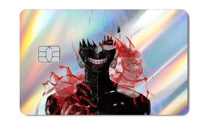 Anime Holographic Credit Card Skin Cover – Laser Debit & Bank Card Sticker