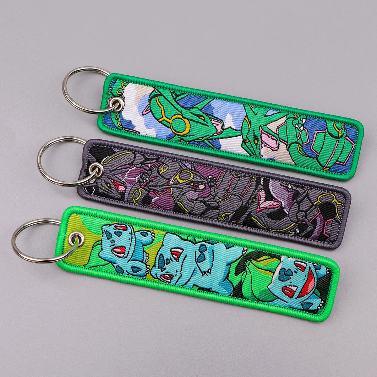 Pokémon Embroidered Double-Sided Jet Tag Keychain