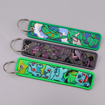 Pokémon Embroidered Double-Sided Jet Tag Keychain