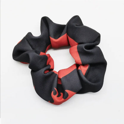 Demon Slayer Hair Scrunchie - Anime Satin Elastic Hair Tie