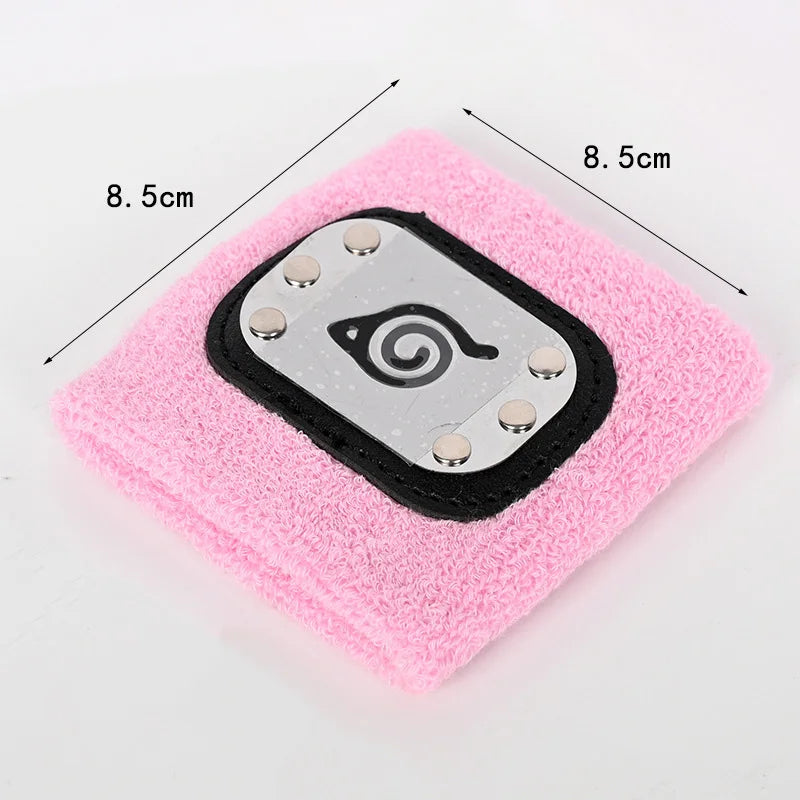 Naruto Hidden Leaf Village Anime Sports Wristband – Athletic Sweatband & Cosplay Prop