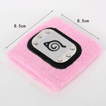 Naruto Hidden Leaf Village Anime Sports Wristband – Athletic Sweatband & Cosplay Prop
