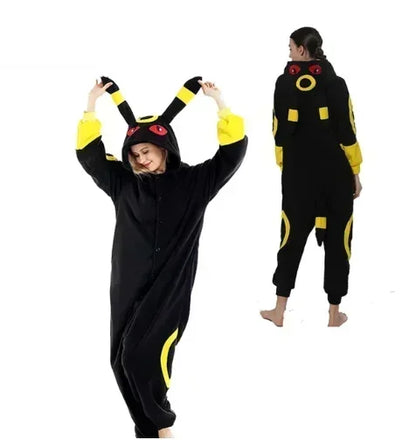 Pokemon Adult Cosplay Kigurumi Onesie – Anime Fleece Pajamas Jumpsuit