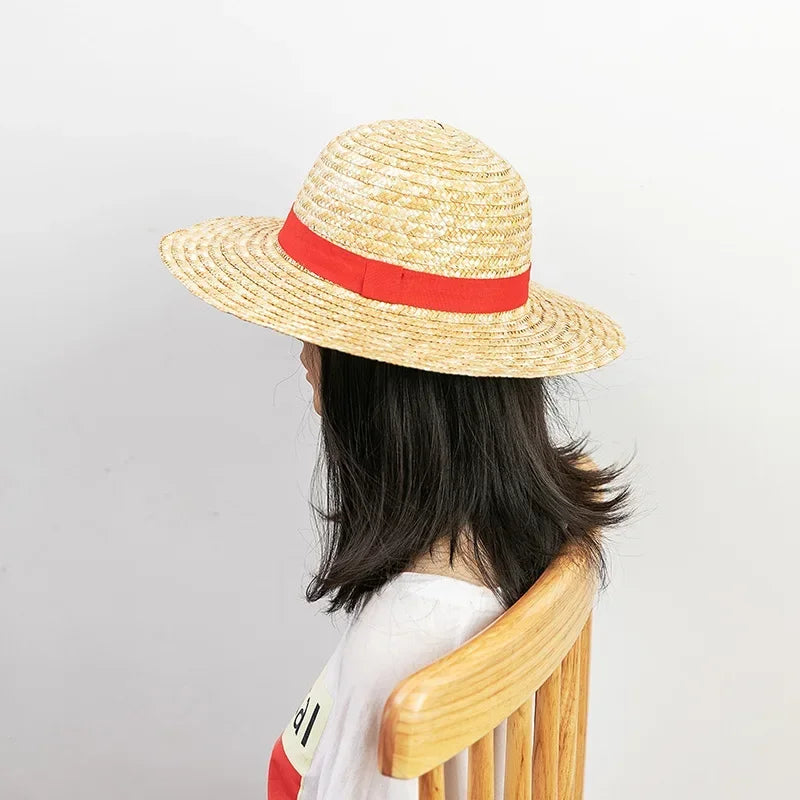 One Piece Luffy Classic Straw Hat – Anime Cosplay Sun Cap & Costume Accessory