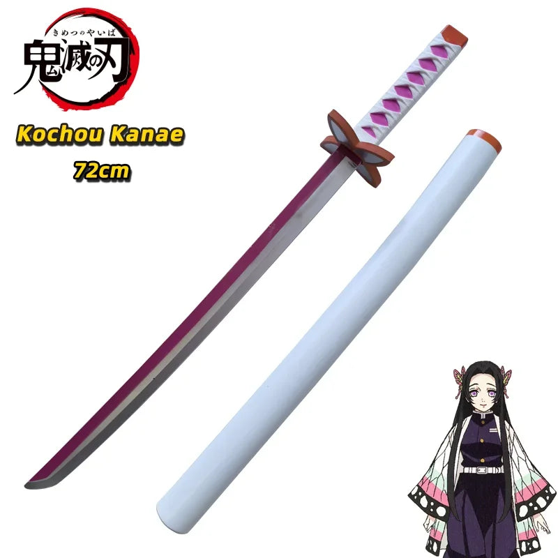 72cm Demon Slayer PU Katana – Safe Anime Cosplay Prop Sword & Replica