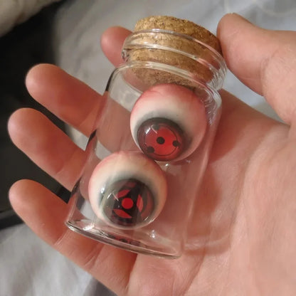 Naruto Sharingan & Rinnegan Eyeball Prop – Realistic Anime Display Sphere