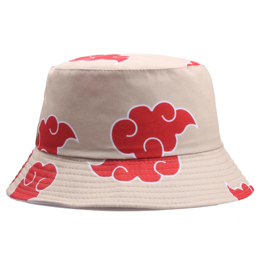 Japanese Cloud Art Outdoor Bucket Hat – Anime Streetwear Fisherman Sun Cap