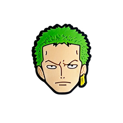 One Piece Anime PVC Clog Shoe Charms – Luffy, Zoro, Chopper & Crew Accessories