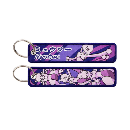 Pokémon Embroidered Double-Sided Jet Tag Keychain