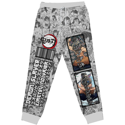 Demon Slayer Anime Jogger Pants & Shorts – Manga-Style 3D Printed Sweatpants