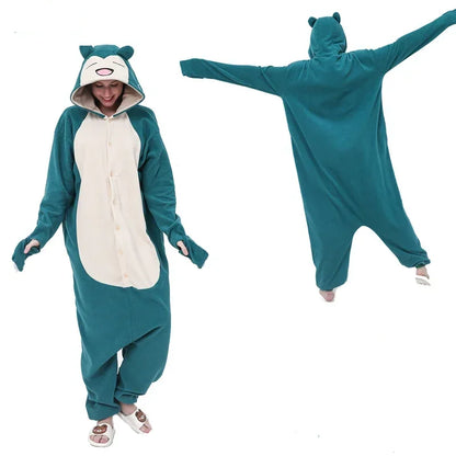 Pokemon Adult Cosplay Kigurumi Onesie – Anime Fleece Pajamas Jumpsuit
