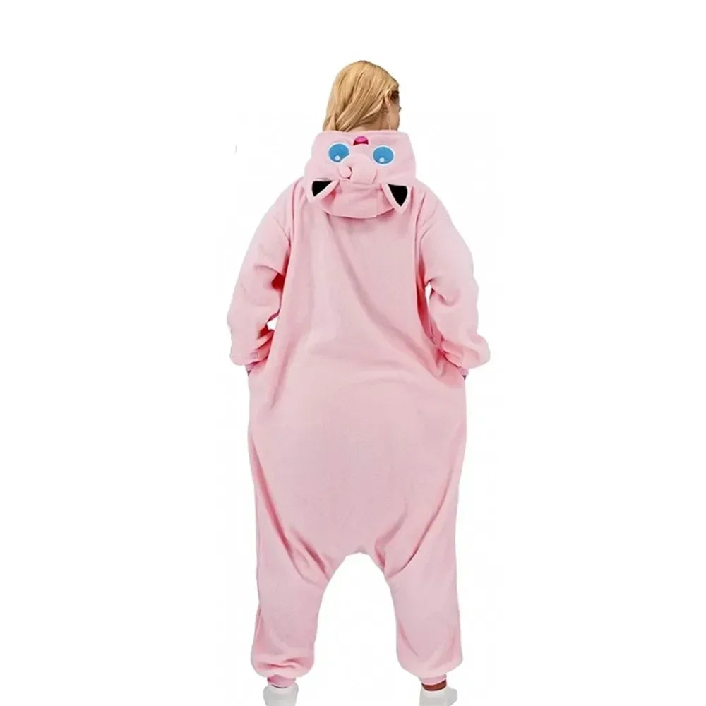 Pokemon Adult Cosplay Kigurumi Onesie – Anime Fleece Pajamas Jumpsuit