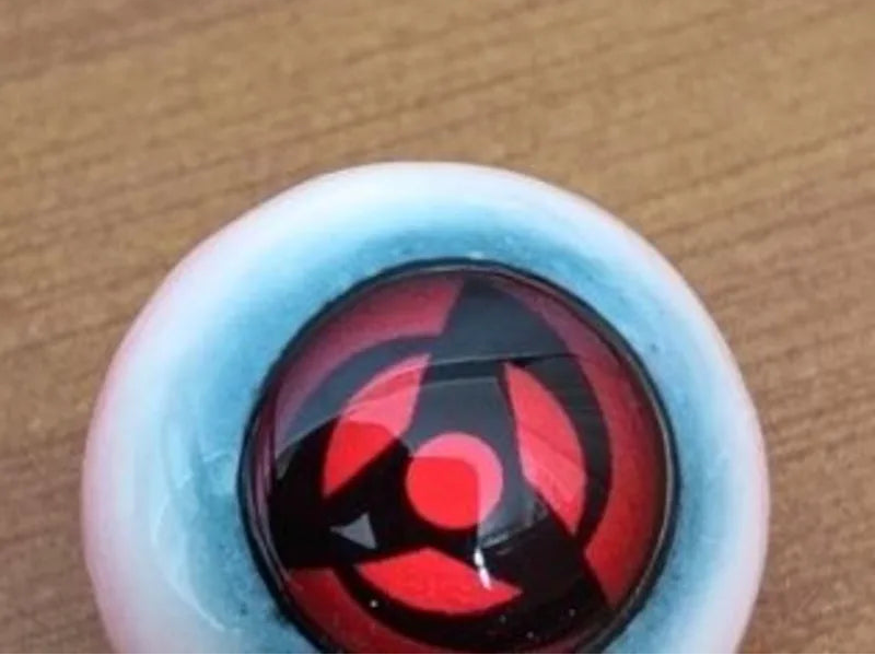 Naruto Sharingan & Rinnegan Eyeball Prop – Realistic Anime Display Sphere