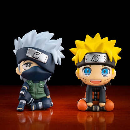 Naruto Shippuden Q-Version Mini Figures - Naruto, Sasuke, Kakashi, & Itachi (9cm)