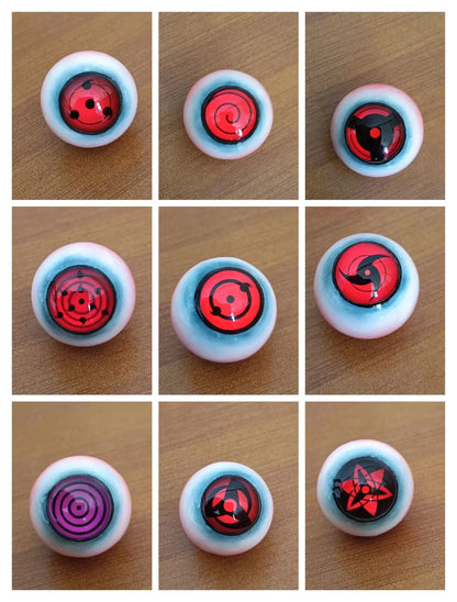 Naruto Sharingan & Rinnegan Eyeball Prop – Realistic Anime Display Sphere