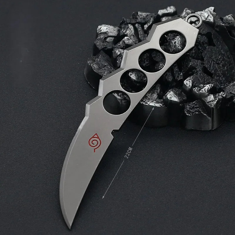 Naruto Minato Flying Thunder God Kunai – Rotatable Metal Ninja Weapon Replica