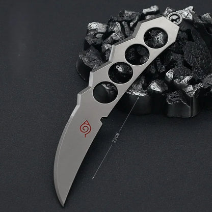 Naruto Minato Flying Thunder God Kunai – Rotatable Metal Ninja Weapon Replica
