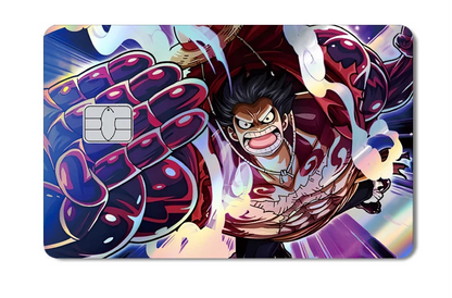 One Piece Holographic Laser Credit Card Skin – Anime Debit & Transit Card Sticker