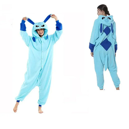 Pokemon Adult Cosplay Kigurumi Onesie – Anime Fleece Pajamas Jumpsuit