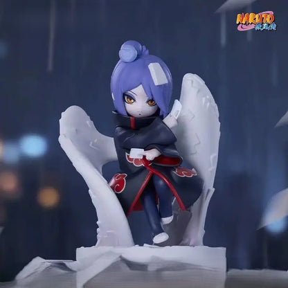 Konan Akatsuki diorama figure featuring poseable paper wings and jutsu effects - Shinobi Domain