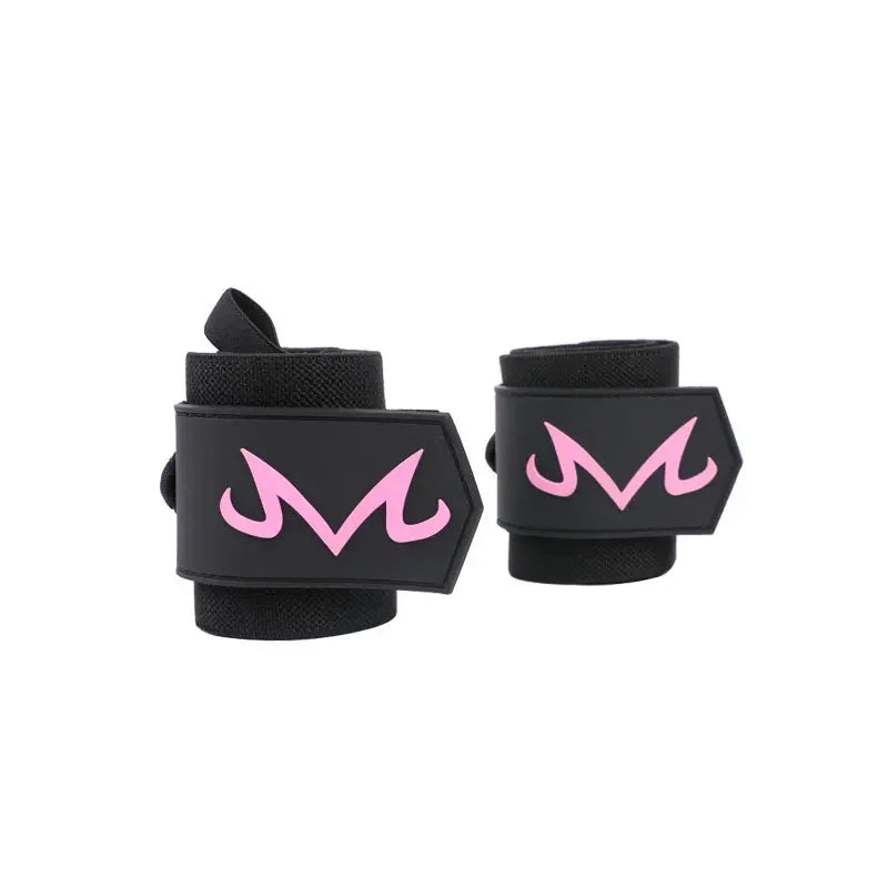 Anime Weightlifting Wrist Wraps & Lifting Straps – Heavy-Duty Gym Powerlifting Support
