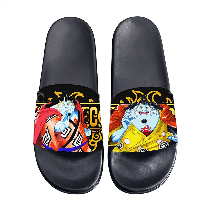 One Piece Anime Non-Slip Slide Sandals – EVA Indoor & Outdoor Slides