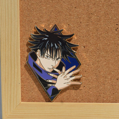 Jujutsu Kaisen Enamel Pin Badge Set – Gojo, Sukuna, Toji & Megumi Brooches