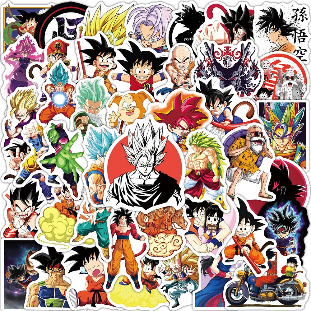 The Saiyan Artifact: Dragon Ball Z Waterproof Sticker Pack