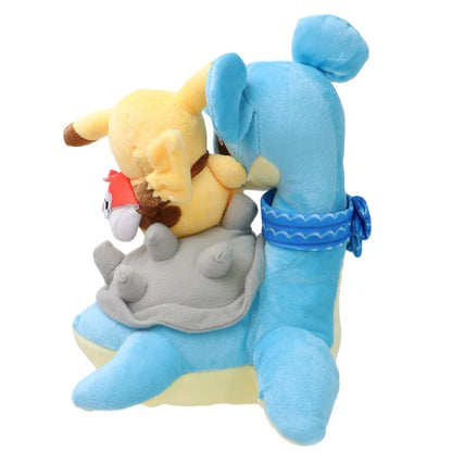Pokémon Pikachu Riding Lapras & Latios Plush – Kawaii Anime Stuffed Toy Collection